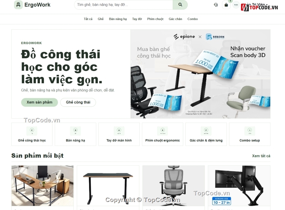 công thái học,bán đồ,web bán hàng